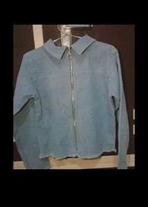 Front-back Sider Denim Jacket