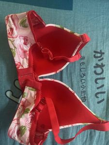 Floral Print Bra underwires 32b lightly padded
