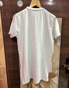 True Urban Half Sleeves White T-shirt For Mens