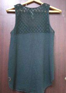 Black Sleeveless Tank Top