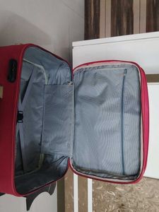 Red Suitcase &amp; Travel Bag