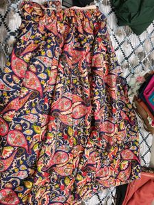 Paisley Print Skirt