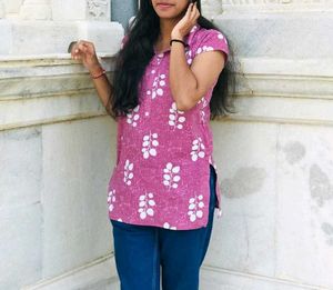 Pink Shirt Kurti