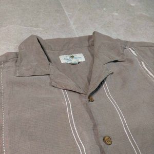 100% Silk Floral Oversized Shirt