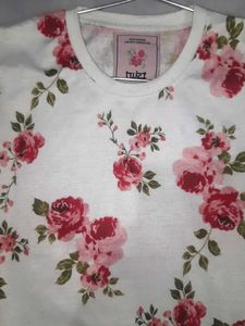 Floral Print Sweatshirt