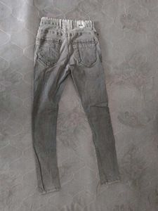 Gray Casual Pants