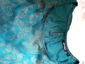 Green Ethnic Top