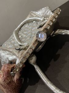 beautyful silver bag