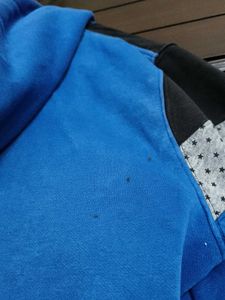 Chilly Men blue Stylish Zip-Up Hoodie