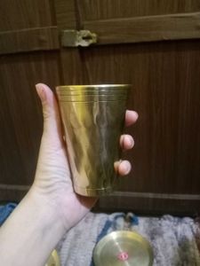 Bronze Utensils Set + Brass Bowl