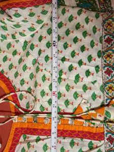 FullFlare AnarkaliKurti with a BeautifulBoho Prin