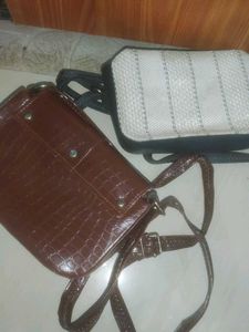 Vintage Brown Crocodile Handbag
