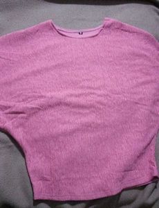 Pink Fuzzy Dolman Top