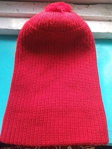Red Scarf &amp; Beanie Set