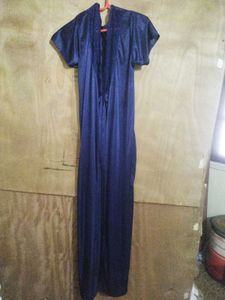 Vintage Navy Blue Nightgown