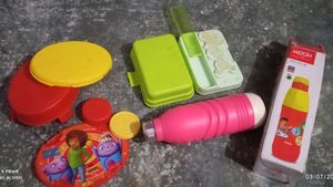 Tiffin Bottle School Set Combo Kids
