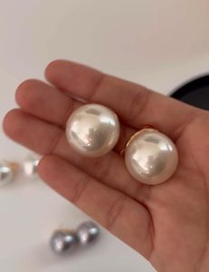Over Sized Pearl Studs