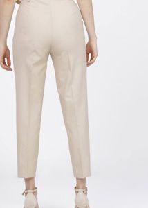 Beige Formal Pants For Women