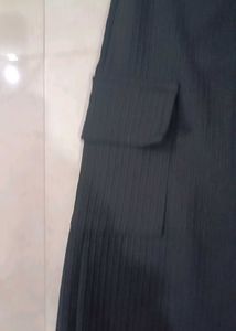Black Wide Leg Cargo Pants
