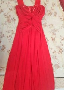 Elegant Red Maxi Dress
