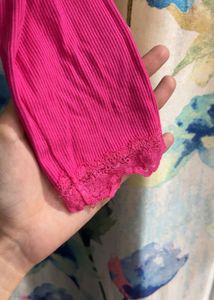 Hot Pink Fitted Top