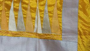 Yellow Chiffon Saree