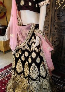 Velvet Bridal Lehenga New With Tag