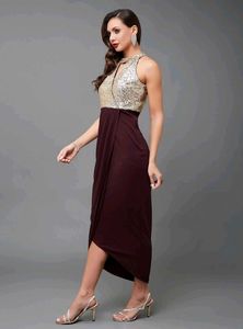 Women&#39;s Halter Neck Sleeveless Solid Em