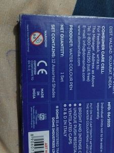 DOMS Aqua Water Colour Pens - 12 Shades