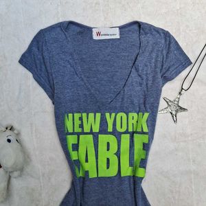New York Fable y2kfitted  top