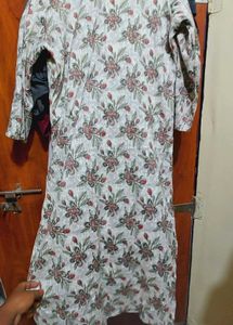 Floral Print Kurta Set