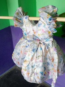 Floral Print Girls&#39; Dress