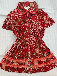 Vintage glitter top