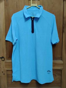 Light Blue Active Polo T Shirt