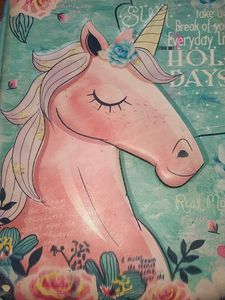 Floral unicorn 🦄 Pencil Case