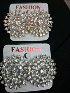 Sparkling Flower Earrings
