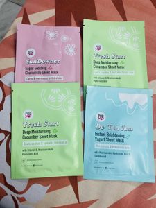 Fresh Start Sheet Mask 💚🩷