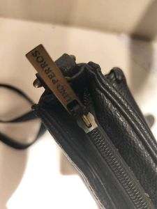 Leather Black Sling Bag