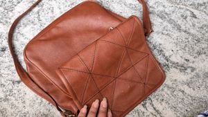 Brown Crossbody Sling Bag
