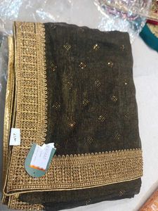 Elegant Embroidered Saree