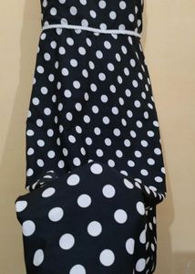 Polka Dot Dress Very Pretty No Defect🌸💕
