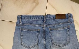 Light Wash Flared Jeans