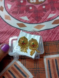Gold Plated Jhumka Earrings