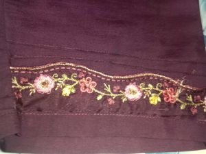 Purple Embroidered Kurta Set
