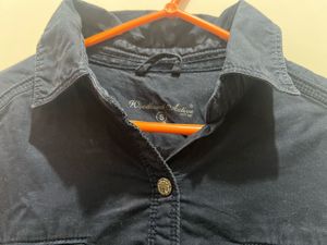 Navy Button-Down Shirt