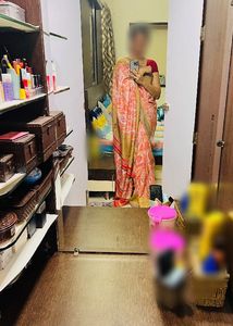 Beautiful cotton Linen saree without blouse