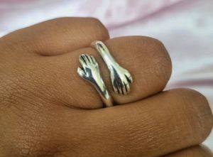 Silver Hug Ring