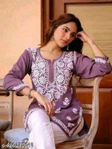 Elegant Purple Kurta