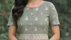 Elegant Embroidered Kurta