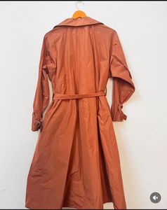 Peach Long Coat- Lightweight